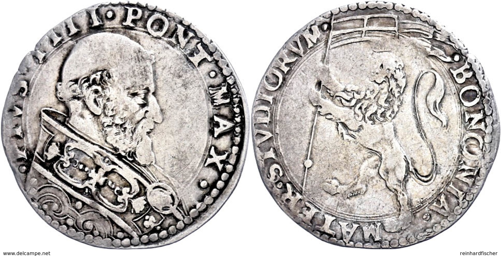 Bianco, O.J. (1559-1565), Pius IV., Bologna, CNI 15, Ss.  Ss - Non Classés