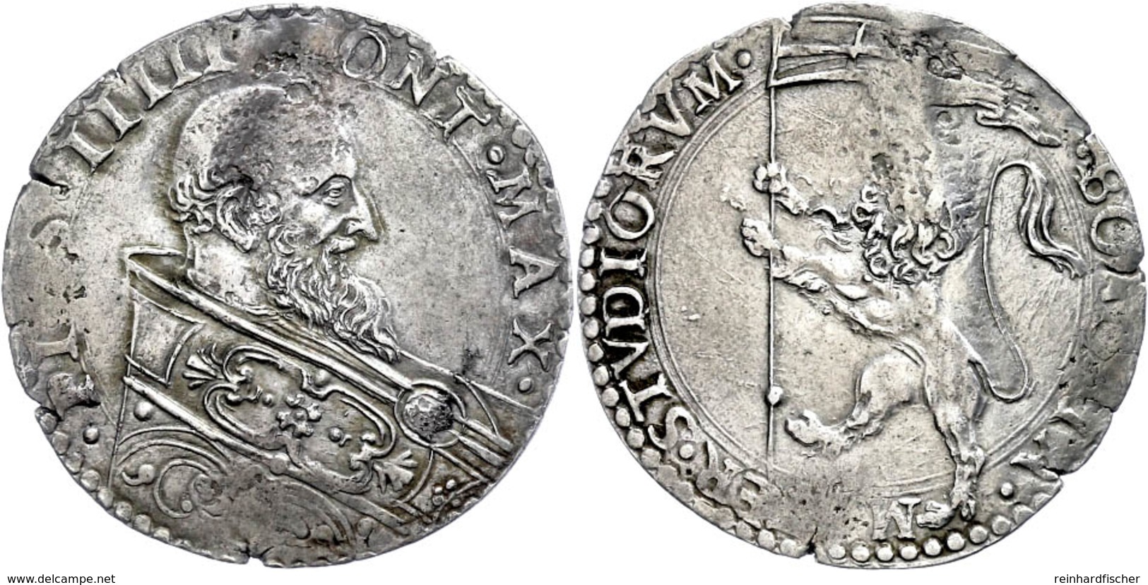 Bianco, O.J. (1566-1572), Pius V., Bologna, Ss-vz.  Ss-vz - Ohne Zuordnung