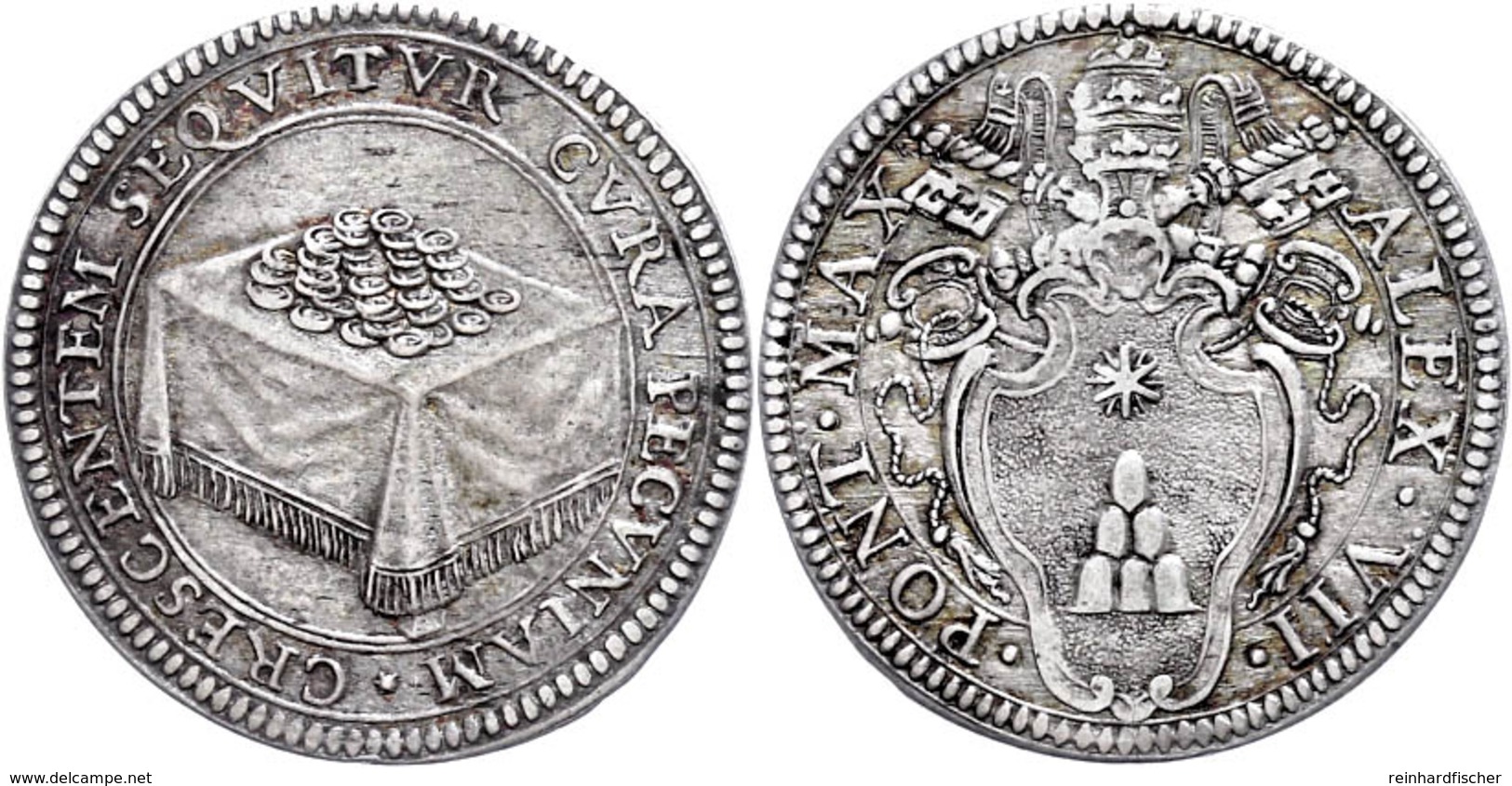 Giulio, O.J. (1655-1667), Alexander VII., Rom, Ss.  Ss - Non Classés