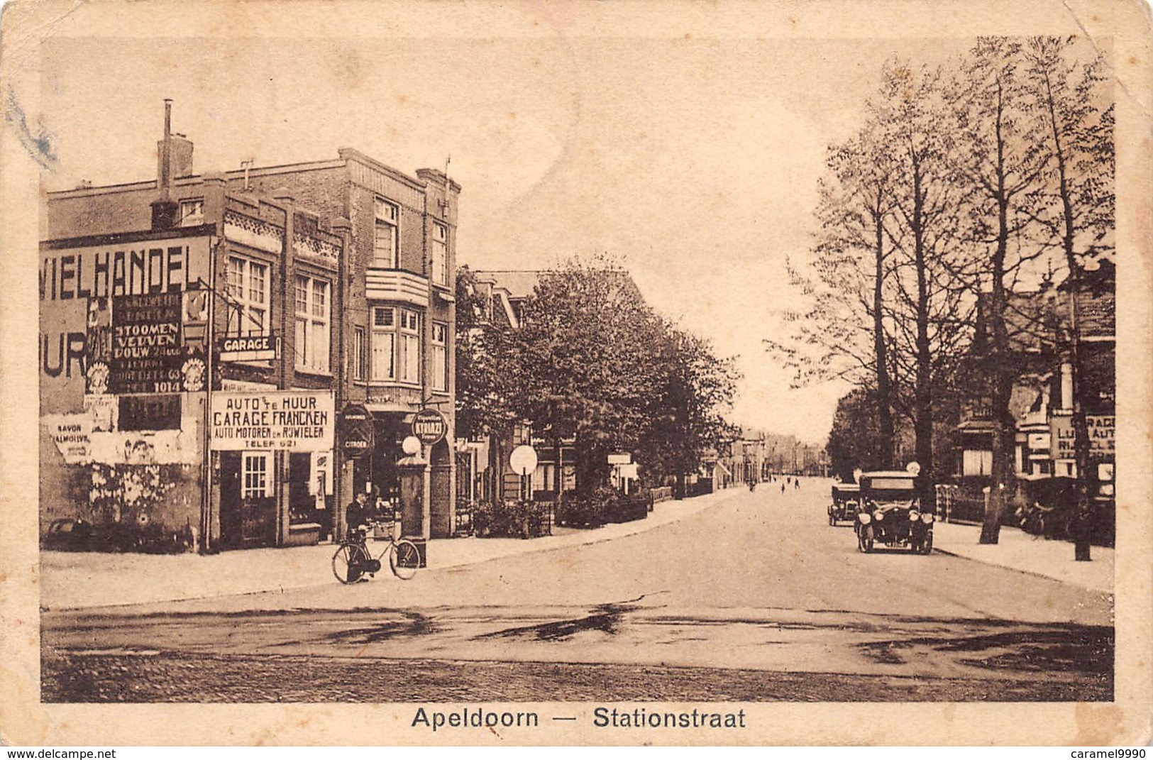 Nederland  Apeldoorn Stationstraat  GarageFrancken Auto Te Huur Verhuur Auto Citroën    M 950 - Apeldoorn