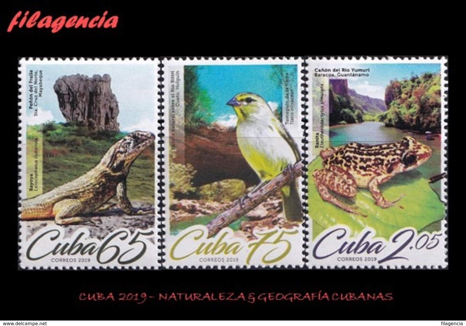 AMERICA. CUBA MINT. 2019 NATURALEZA & GEOGRAFÌA CUBANAS. FAUNA - Nuevos