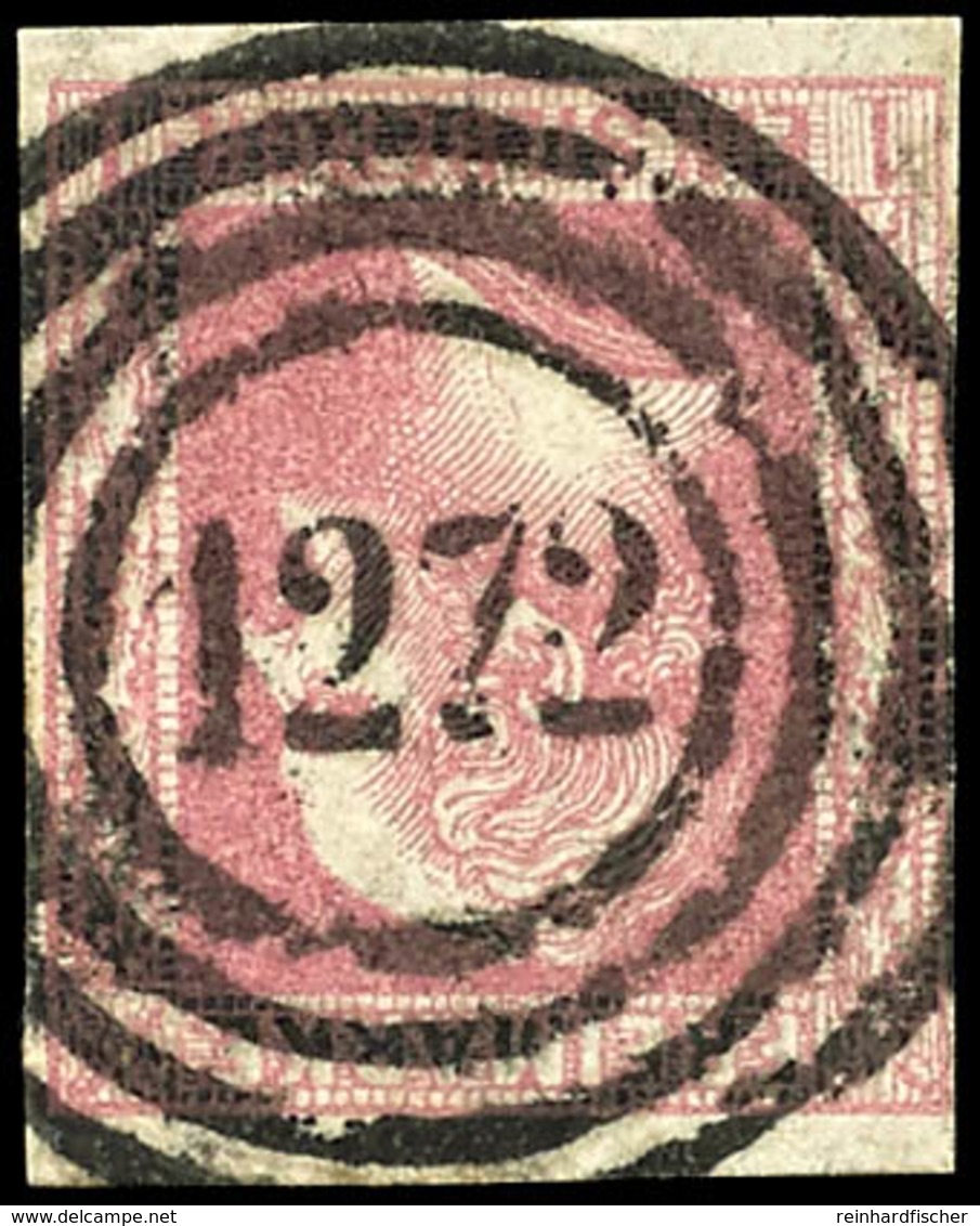 "1272" - RUHRORT, Zentrisch Kopfstehend Auf Links Schmal-, Sonst Voll/breitrandiger 1 Sgr., Kabinett, Katalog: 6a O - Andere & Zonder Classificatie