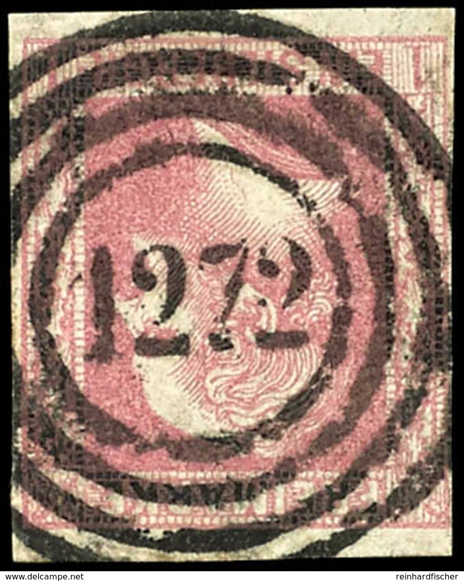 "1272" - RUHRORT, Zentrisch Kopfstehend Auf Links Schmal-, Sonst Voll/breitrandiger 1 Sgr., Kabinett, Katalog: 6a O - Autres & Non Classés