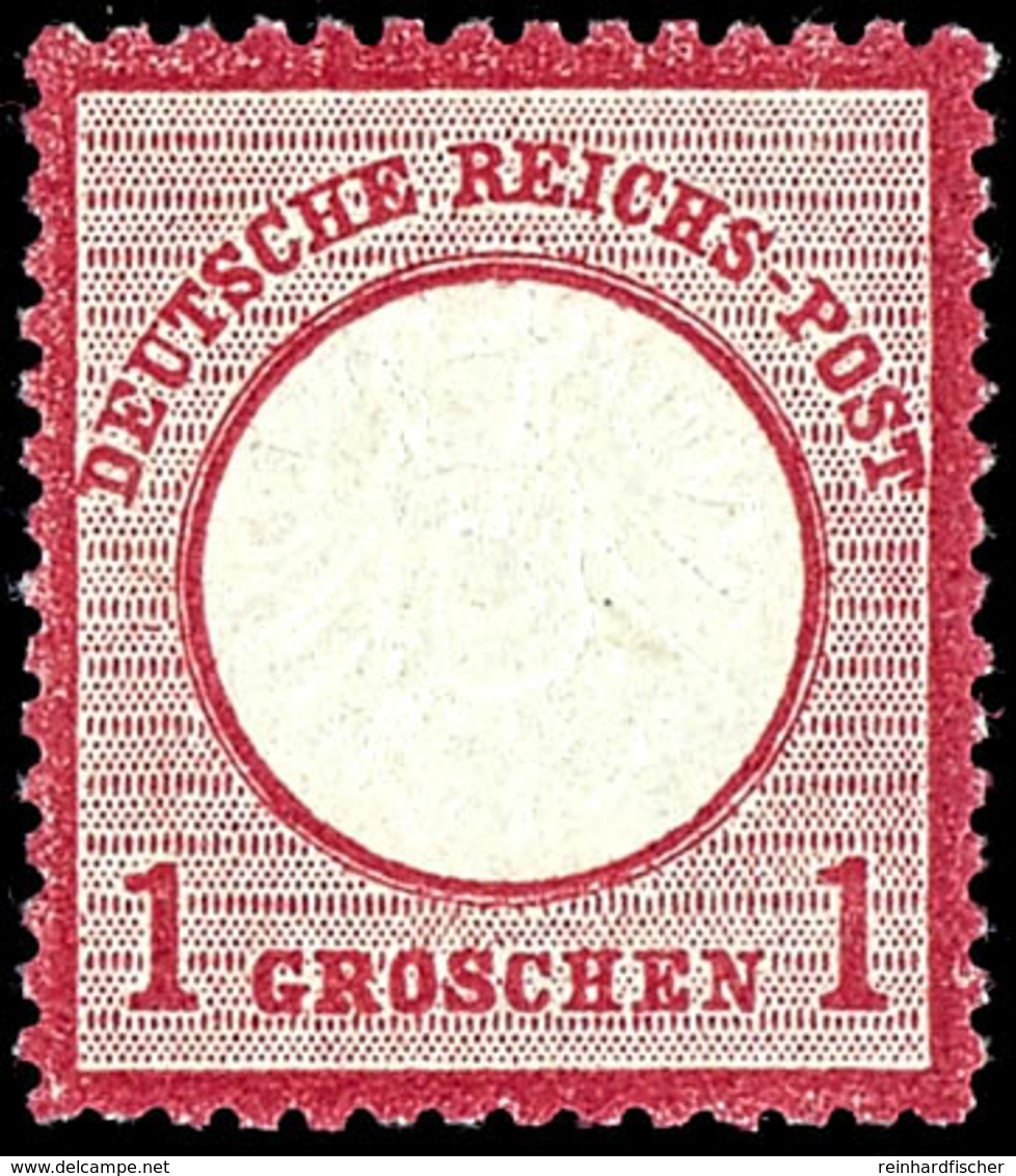 1 Kreuzer Karmin, Großer Schild, Postfrisch,  Fotobefund Jäschke-Lantelme BPP: "in Fehlerfreier, Postfrischer Erhaltung. - Sonstige & Ohne Zuordnung