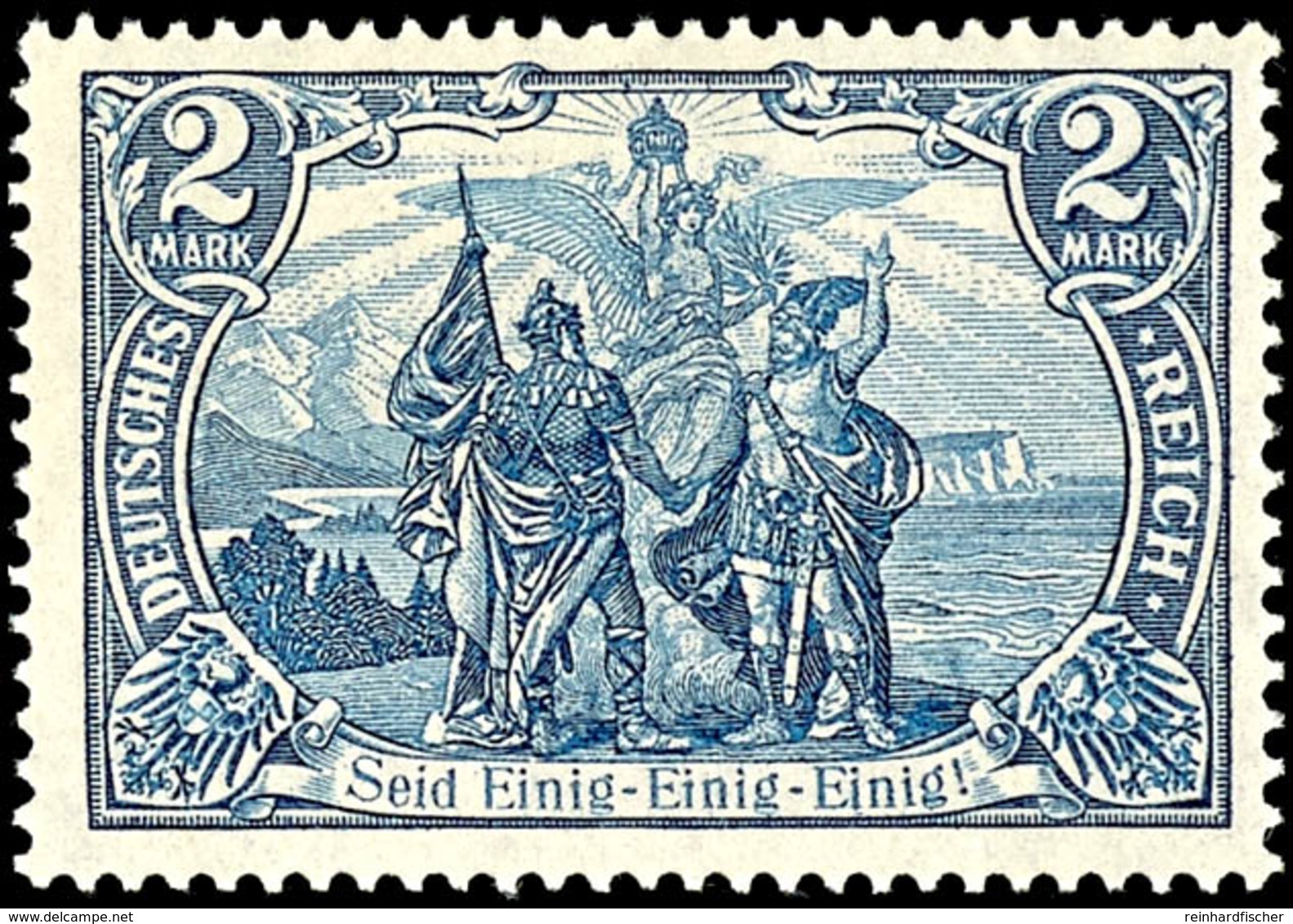 2 Mik. Deutsches Reich, Kriegsdruck, Ungebraucht, Gepr. Jäschke-L.BPP, Mi. 140,-, Katalog: 95AII * - Sonstige & Ohne Zuordnung