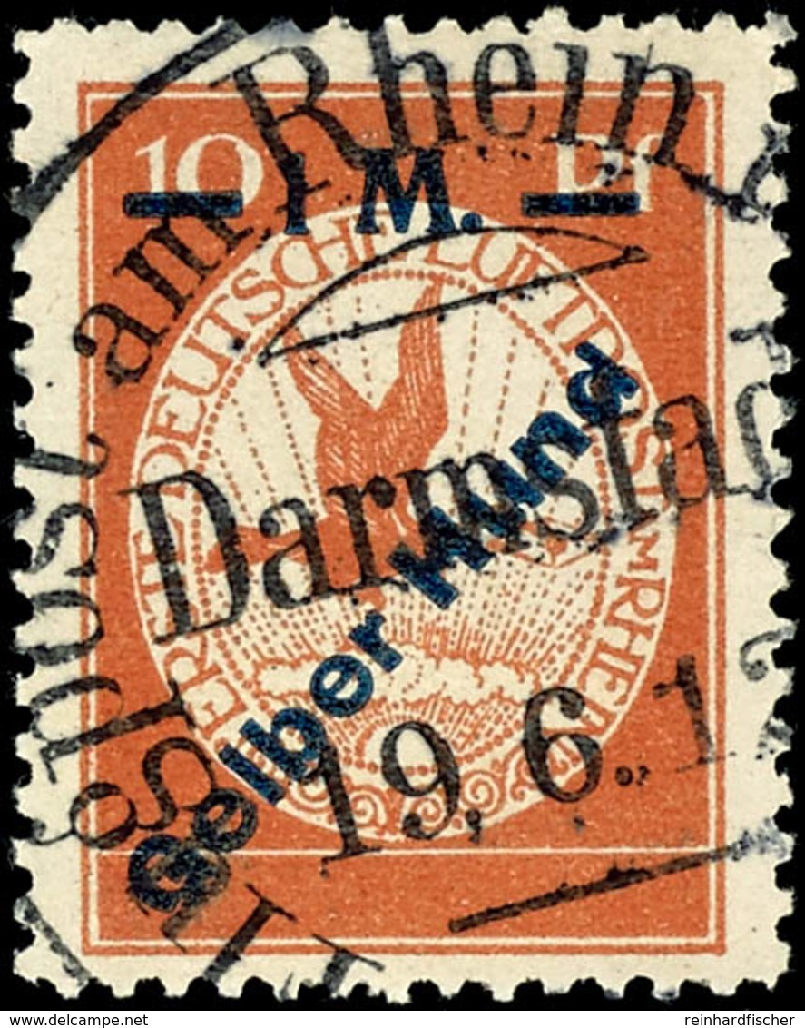 1 M. Gelber Hund, Tadellos Zentrisch Gestempelt, Mi. 200.-, Katalog: IV O - Other & Unclassified