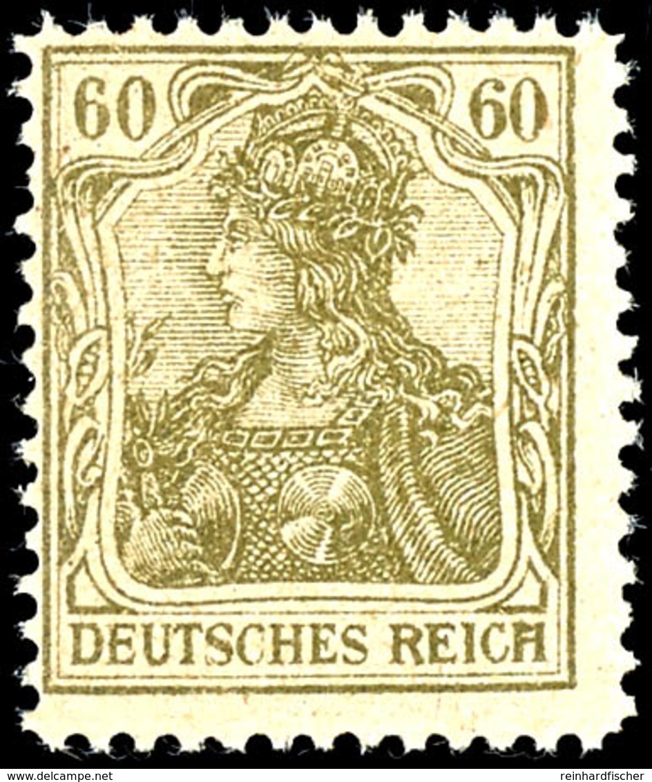 60 Pfg. Germania, Sog. "Kölner Postfälschung", Postfrisch, Fotobefund Weinbuch BPP: "echt Und Einwandfrei", Mi. 500,-, K - Other & Unclassified