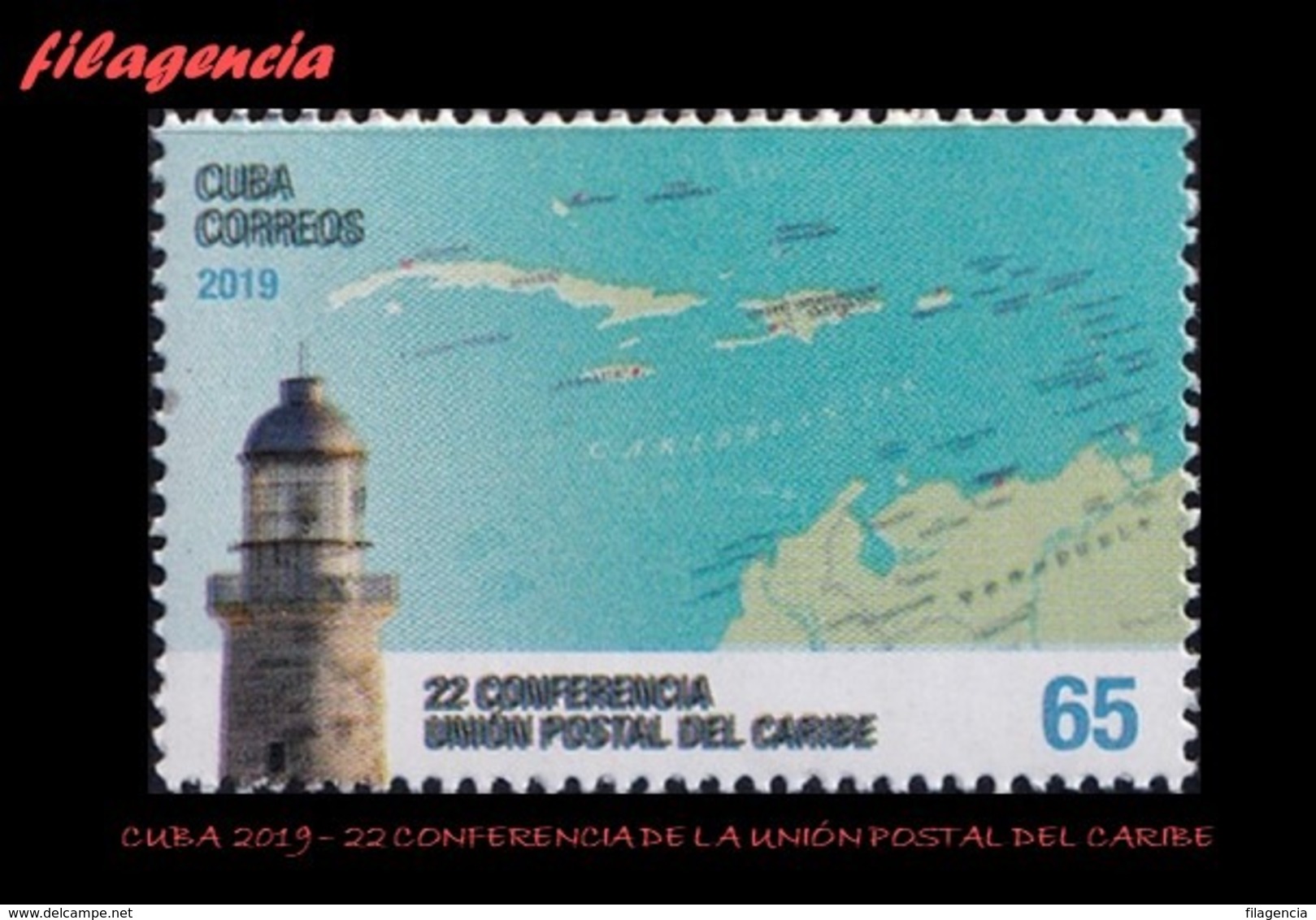 AMERICA. CUBA MINT. 2019 22 CONFERENCIA DE LA UNIÓN POSTAL DEL CARIBE - Nuevos