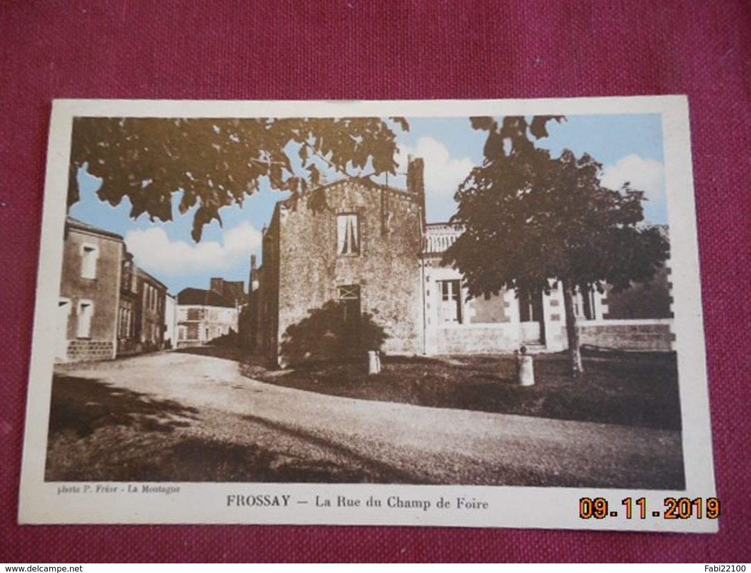 CPSM - Frossay - La Rue Du Champ De Foire - Frossay