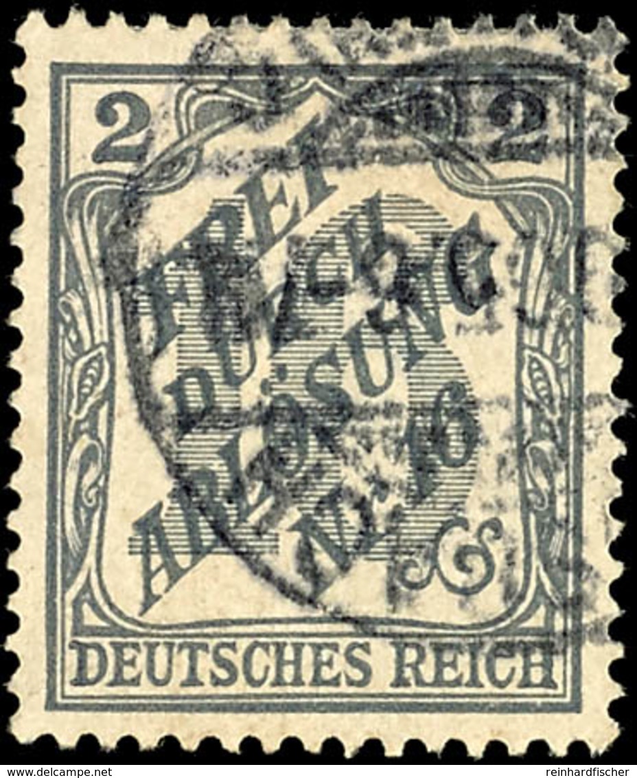 2 Pf. Zähldienstmarke Für Baden Tadellos Gestempelt, Mi. 100,--, Katalog: 9 O - Sonstige & Ohne Zuordnung
