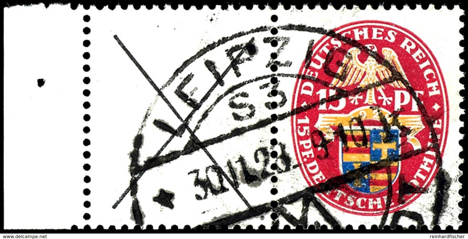 Nothilfe 1928, X+15 Waagerechter Zusammendruck Mit Sonderstempel "LEIPZIG S3, MESSESTADT 30.11.28", Tadellos, Fotobefund - Sonstige & Ohne Zuordnung