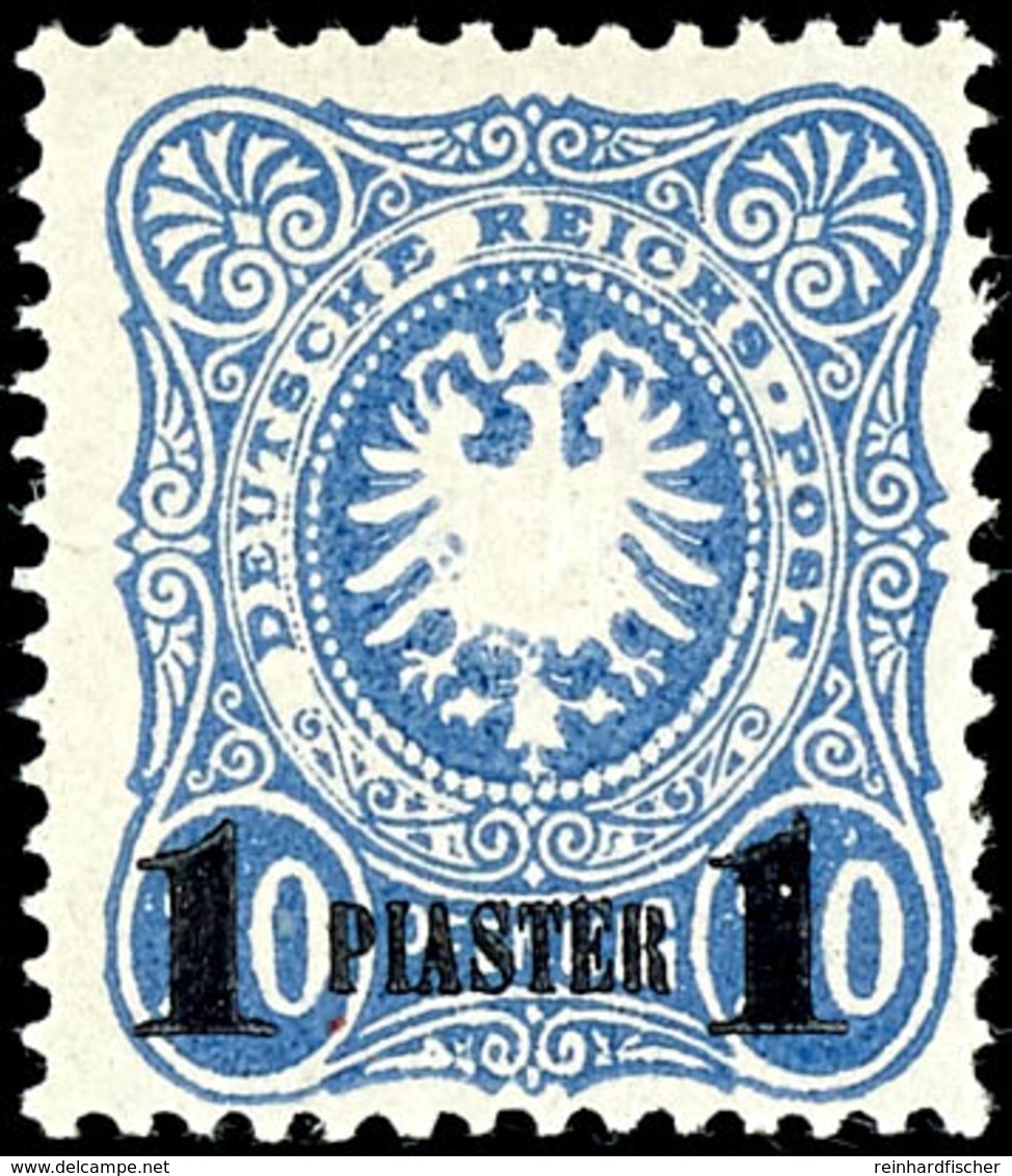 1 Piaster Auf 20 Pfennig, Nachdruck, Tadellos Postfrisch, Mi. 100.-, Katalog: 3Na ** - Turchia (uffici)