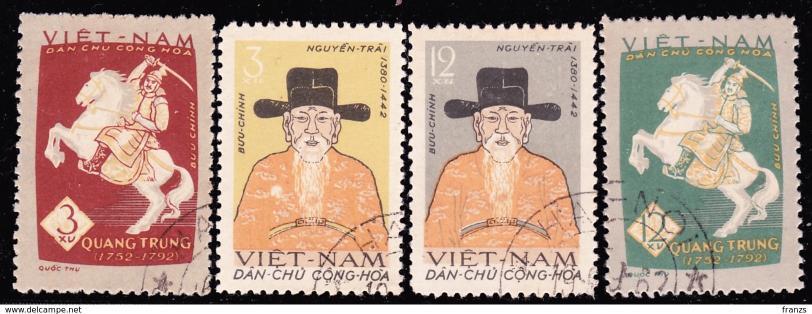 Vietnam North 1962 Michel # 227-30 Cancel NH, - Vietnam