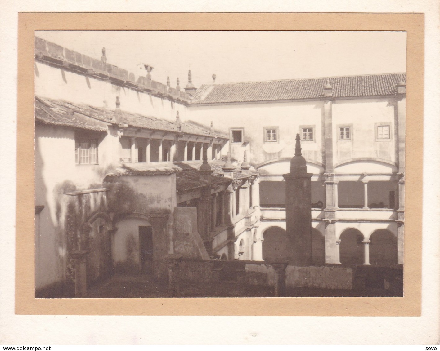 TOMAR PORTUGAL Couvent Du Christ 1932 THOMAR Photo Amateur Format Environ 7,5 Cm X 5,5 Cm - Lugares