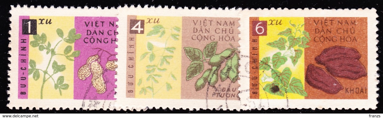 Vietnam North 1962 Michel # 231-33 Cancel NH, - Vietnam