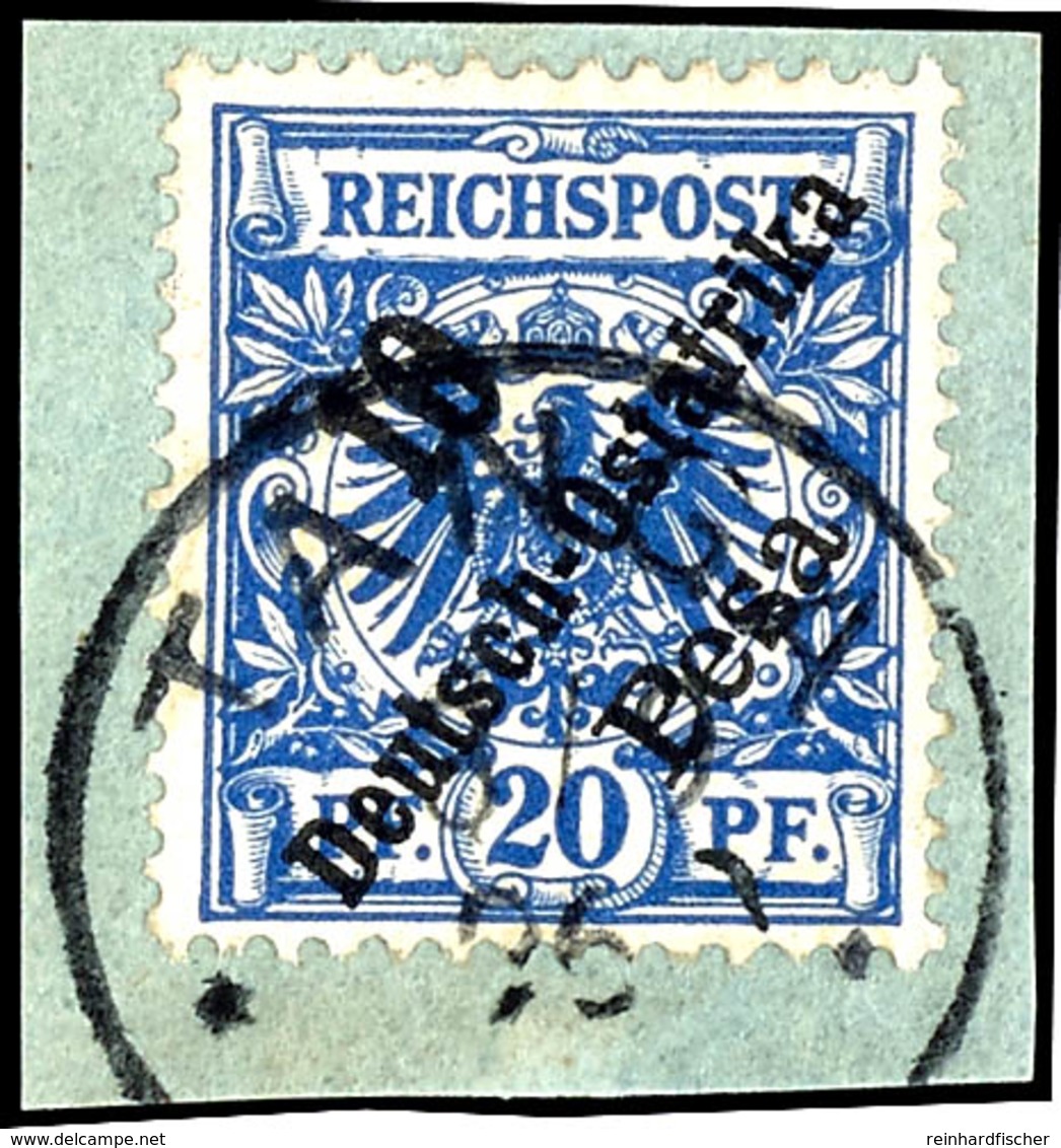 2 Pesa Bis 25 Pesa Krone/Adler, 2. Ausgabe, Tadellose Briefstücke, 2 Pesa In 2 Besseren Farben, Verschiedene Stempel, Ge - Deutsch-Ostafrika