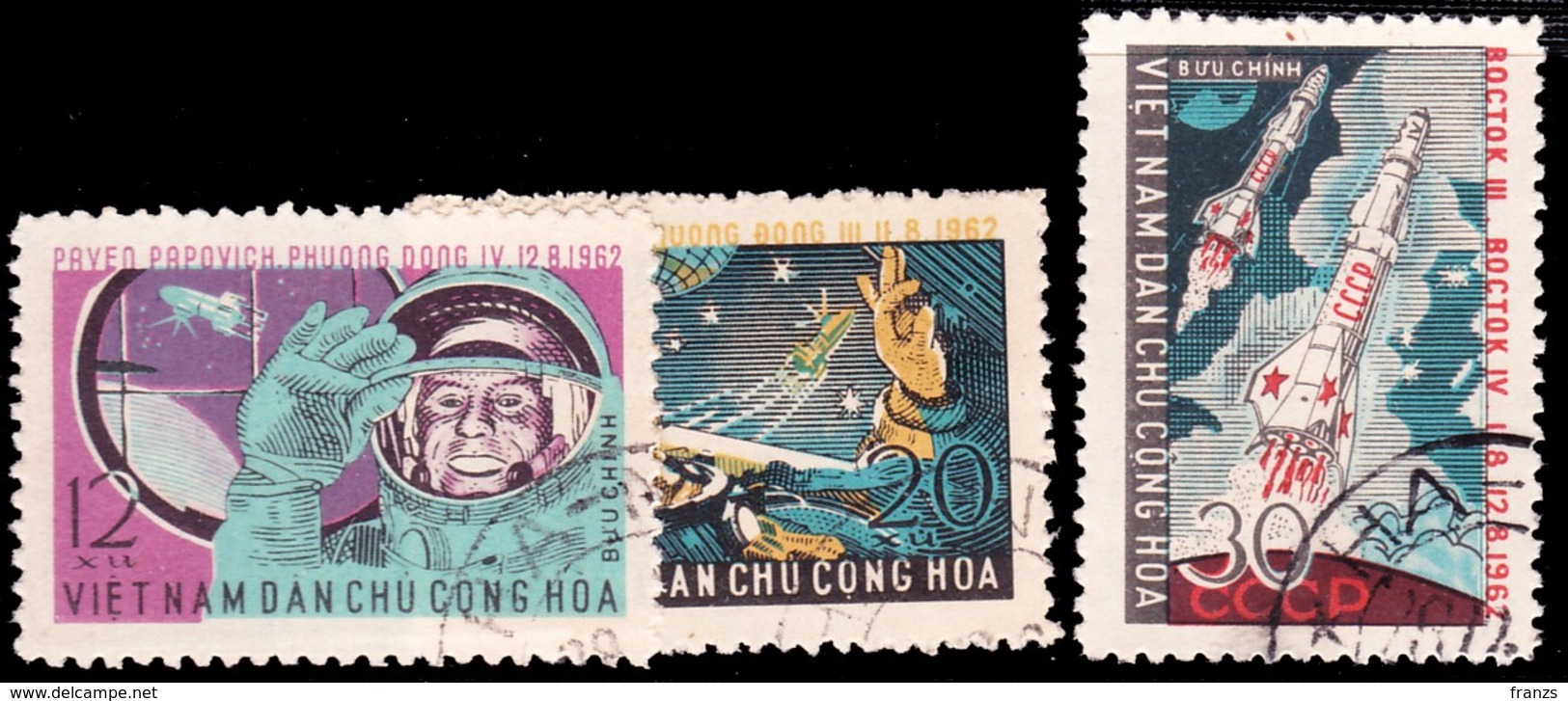 Vietnam North 1962 Michel # 240-42 Cancel NH, - Vietnam