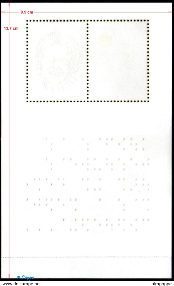 Ref. BR-3214 BRAZIL 2012 HEALTH, FOUND.FOR BLIND, DORINA, NOWILL, DISABLED PERSONS, BRAILLE, MNH 2V Sc# 3214 - Ungebraucht