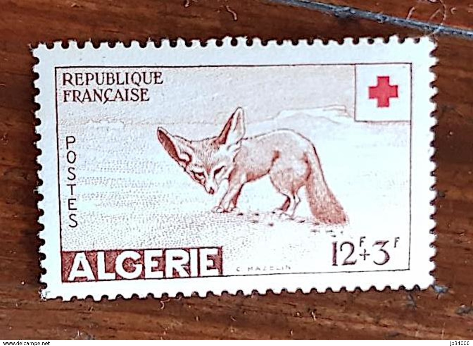 ALGERIE, Canidés, Canidé, Fennec, Yvert 343. MNH, ** - Altri & Non Classificati