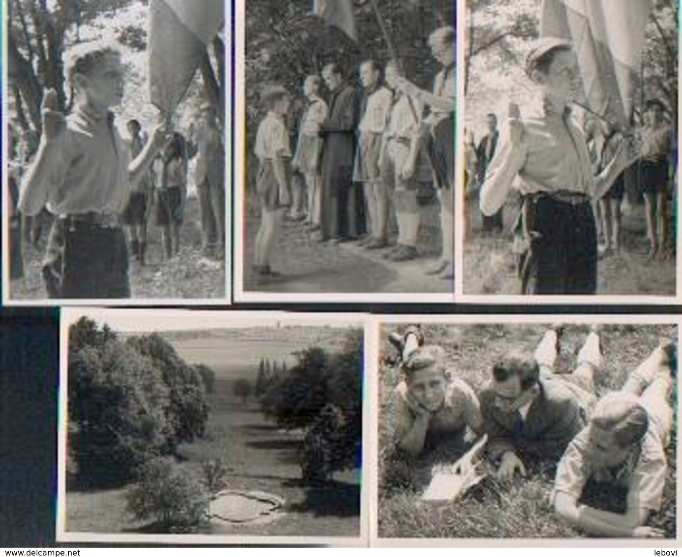 MARCHIN « Collège PRINCE Baudouin – Château De Fourneau » - Lot De 13 Photos Inédites (RARE) - Scoutisme