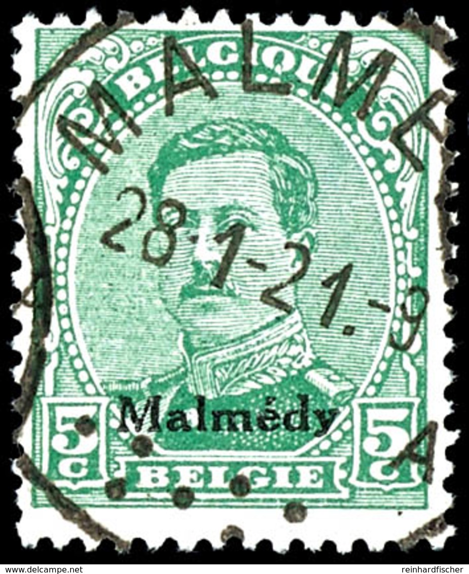 2 Und 5 Centimes, Gestempelt, Jeweils In Type II, Beide Marken Kurzbefund Dr. Hoffner BPP "echt, Einwandfrei", Mi.-,-, K - Other & Unclassified