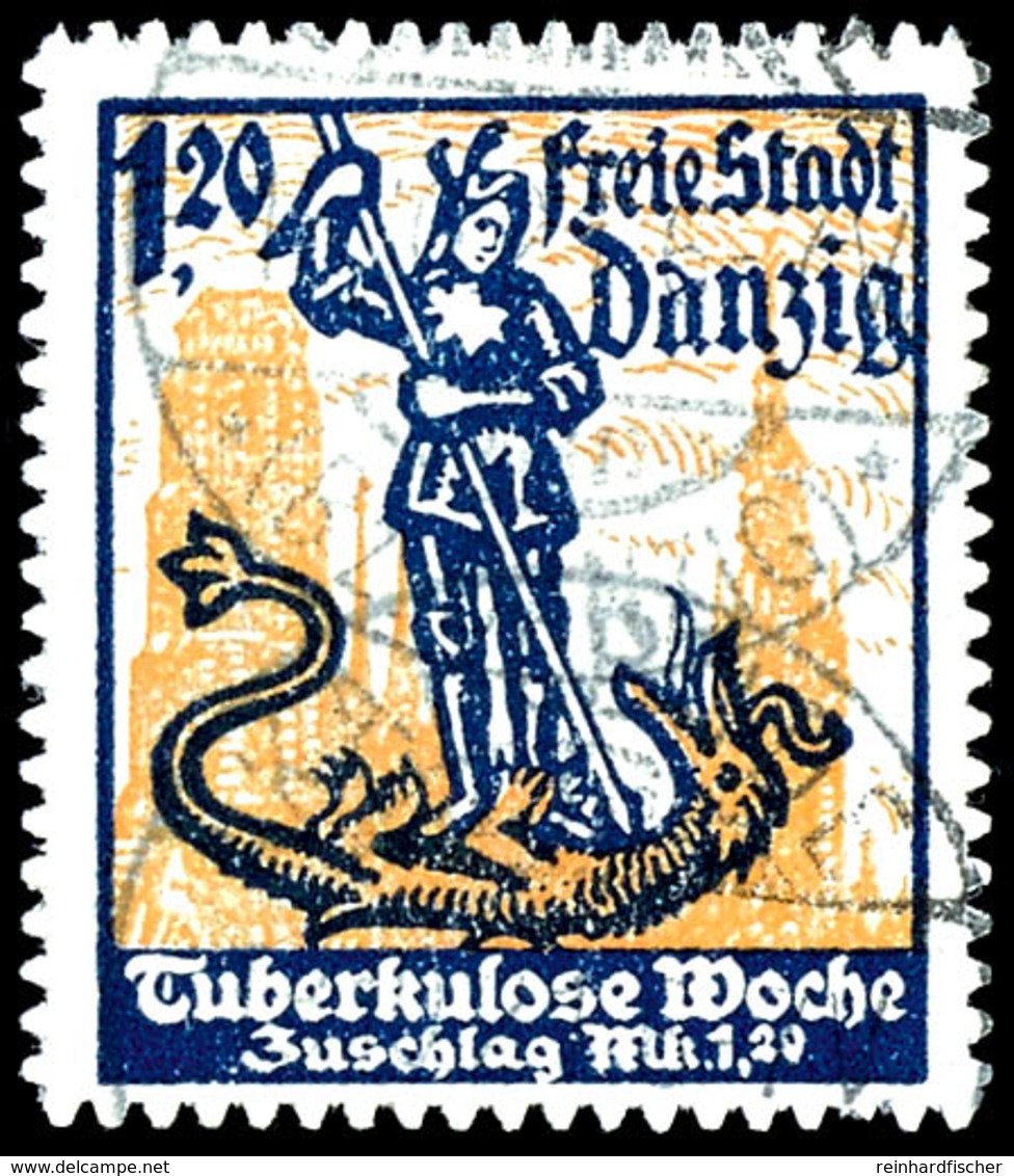 30 Pfennig Bis 1,20 Tuberkulose-Woche, Satz Komplett, Zeitgerecht Gestempelt, Geprüft Infla Und Soecknick BPP, Mi.400,-, - Autres & Non Classés