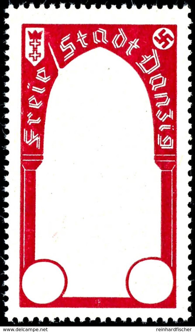 40 Pfennig Winterhilfswerk, Postfrischer Phasendruck (nur Rahmen Gedruckt), Mi.300,-, Katalog: 280Ph ** - Autres & Non Classés