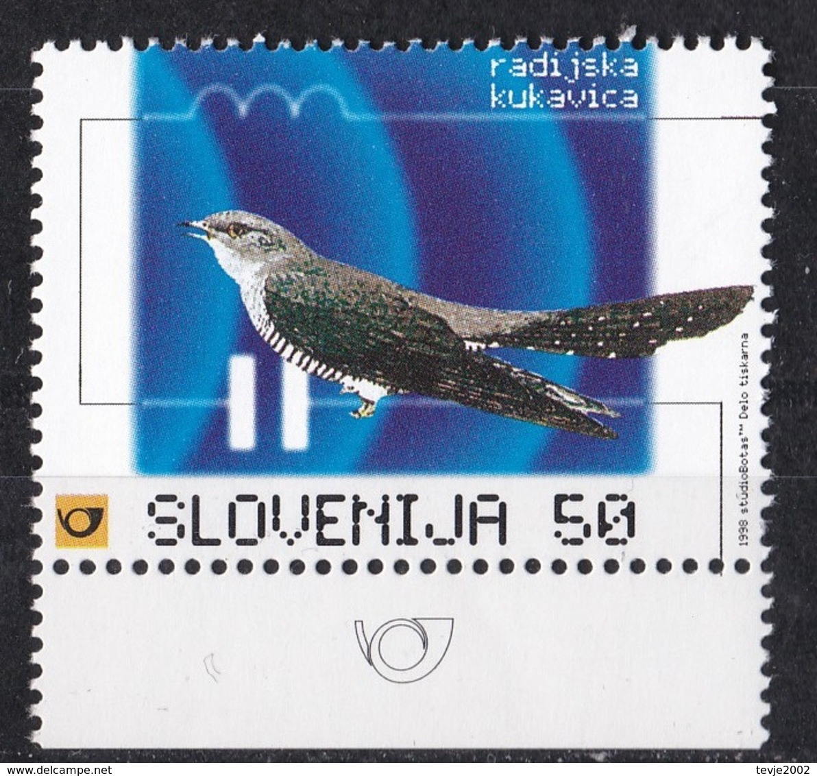 Bö_ Slowenien - Mi.Nr. 236 - Postfrisch MNH - Tiere Animals Vögel Birds - Cuculi, Turaco