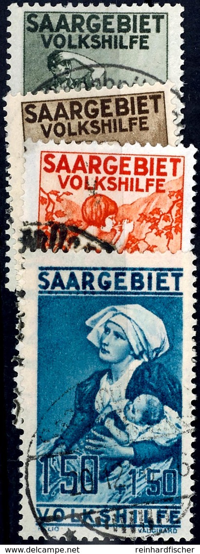 20 Cent Bis 1,50 Fr. "Volkshilfe 1927: Pflegedienste (I)", Kompletter Satz Mit 4 Werten, Gestempelt, Tadellos Erhaltung, - Sonstige & Ohne Zuordnung