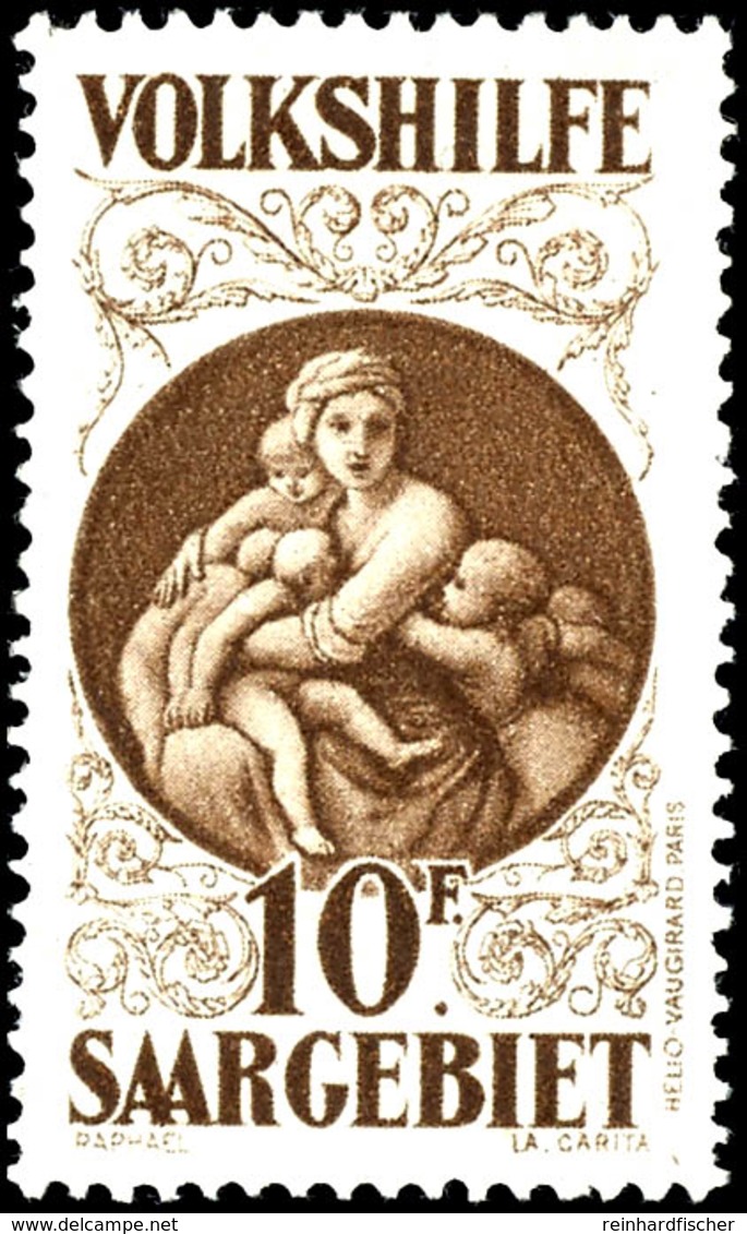 40 C. Bis 10 F., Volkshilfe 1928, 7 Werte Kpl. Ungebraucht, Mi. 550,-, Katalog: 128/34 * - Sonstige & Ohne Zuordnung