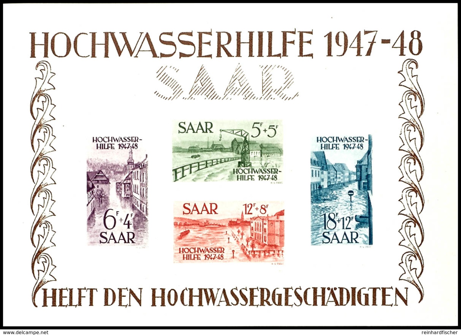 Blockausgabe Hochwasserhilfe, Blockpaar Komplett, Tadellos Ungebraucht, Mi. 650.-, Katalog: Bl.1/2 * - Autres & Non Classés