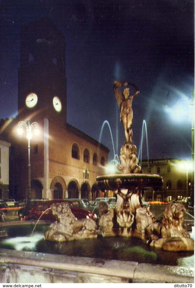 Fano - Piazza XX Settembre - Fontana Della Fortuna - Formato Grande Viaggiata – E 14 - Fano