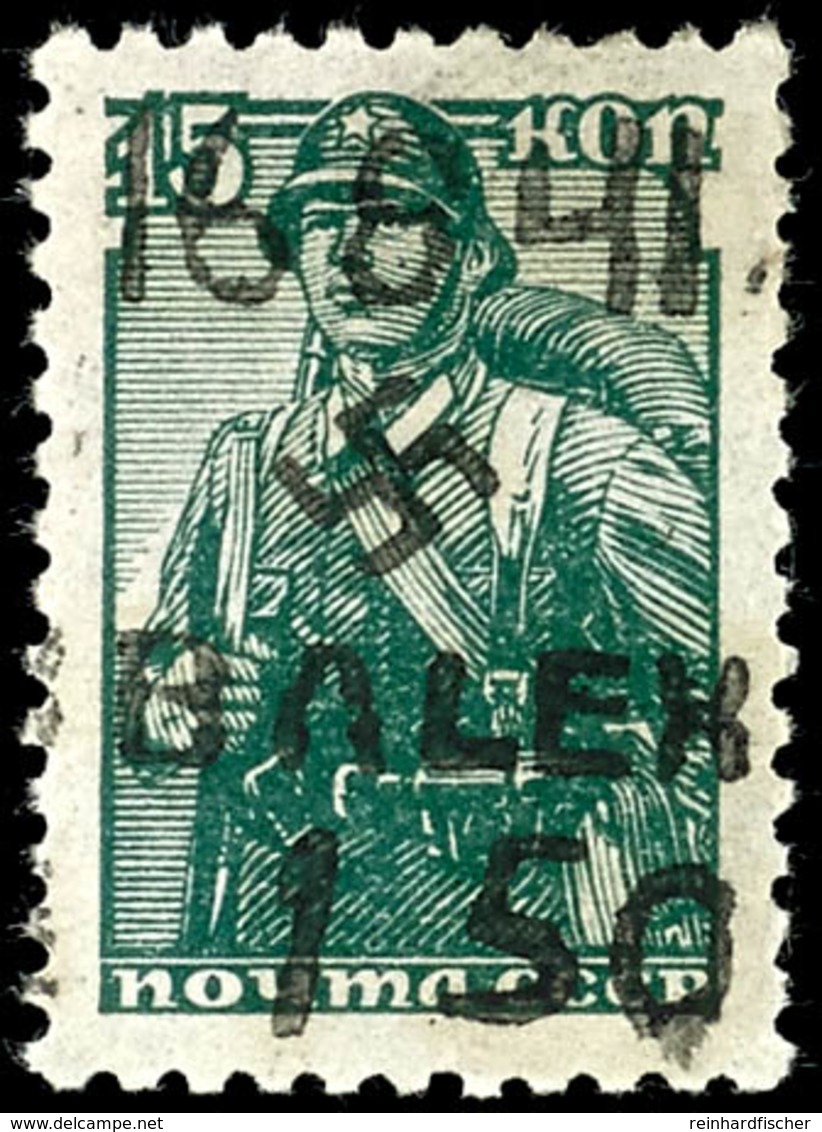 1,50 Rbl. Auf 15 Kop. Freimarke, Aufdruck In Type III, Tadellos Postfrisch, Gepr. Zirath BPP, Mi. 80.-, Katalog: 5III ** - Autres & Non Classés