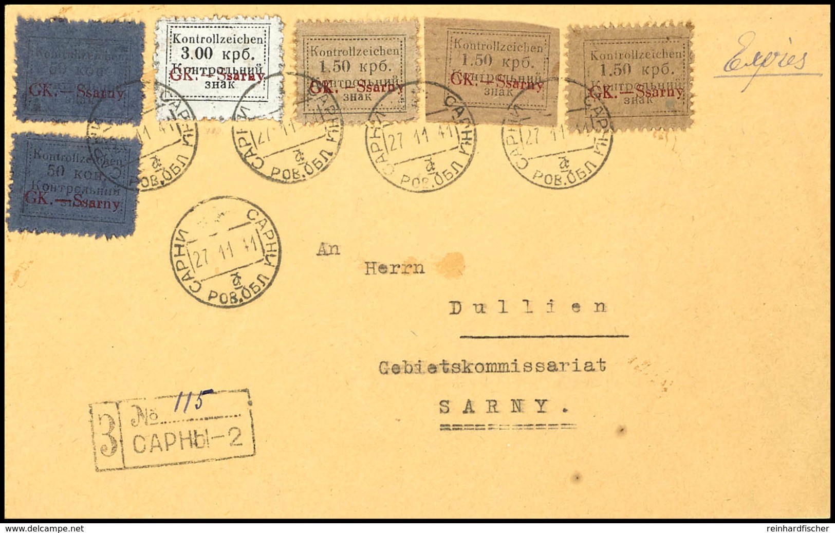 1,50 Krb. Auf Dickem Papier (Type II), 50 K. Mit Abart "Druck Auf Papierrückseite (rau)" (Type II Sowie Mi.-Nr. 4A, 5Ab, - Sonstige & Ohne Zuordnung