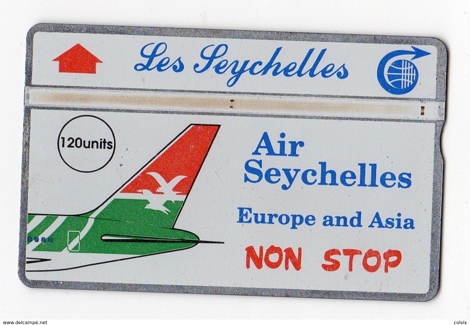 SEYCHELLES Ref MV Cards : SEY-12 120 U CN 105H  Année 1991 4000ex - Seychelles