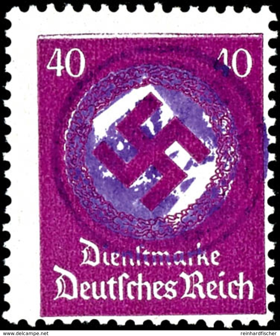 40 Pfg Dienstmarke Mit Wz. Mit Lokalem Aufdruck, Bessere Variante Als FD176  (ohne Wz.), Tadellos Postfrisch, Gepr. Stur - Fredersdorf-Vogelsdorf