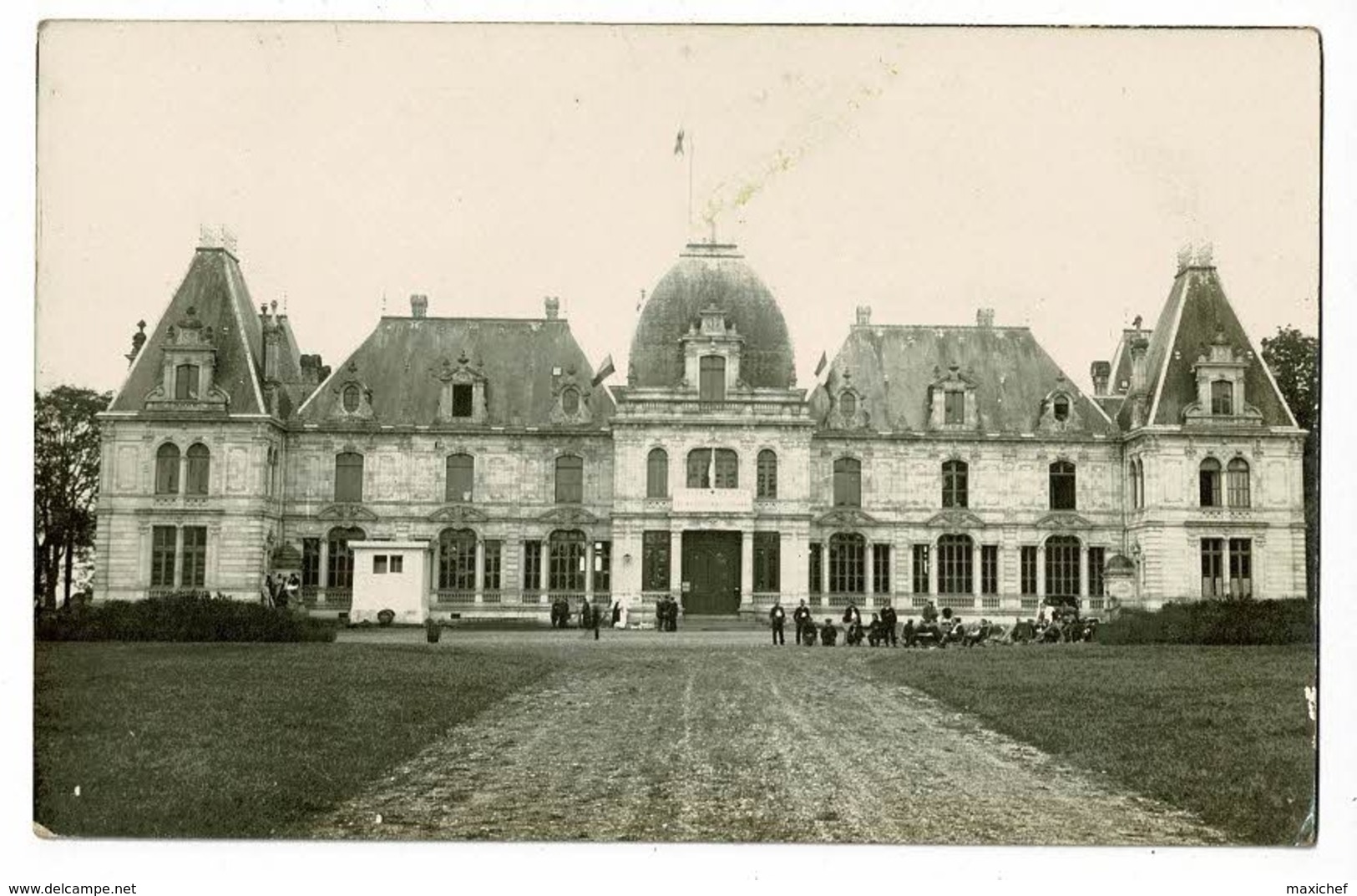 Carte Photo - Blanquefort - Château Dulamon - Hôpital Russe, Hôpital Auxilliaire N° 115 (blessés à L'extérieur) Circulé - Blanquefort