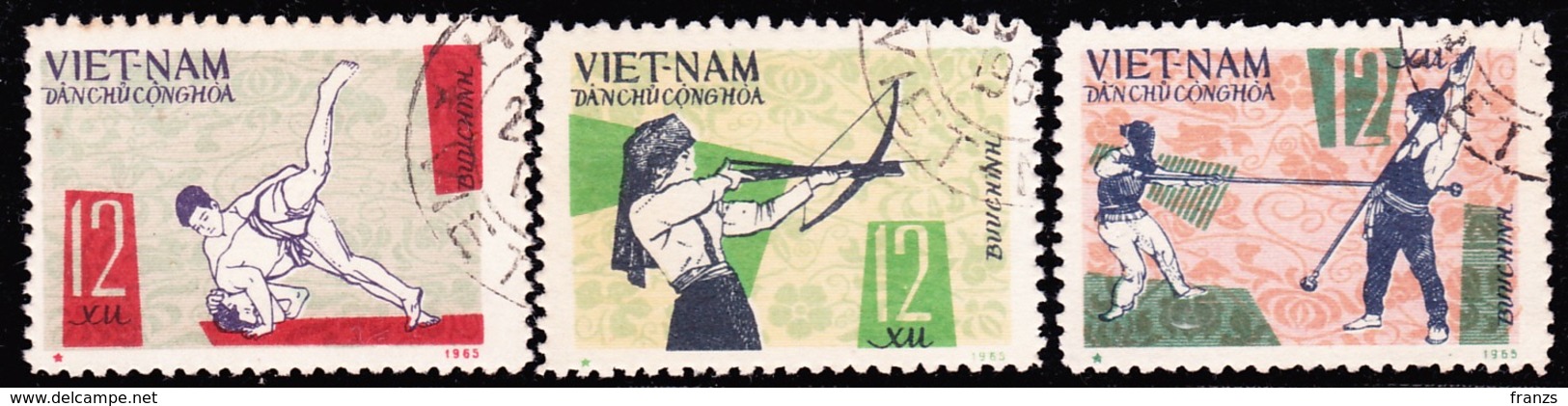 Vietnam North 1966 Michel # 438-40 Cancel NH, - Viêt-Nam