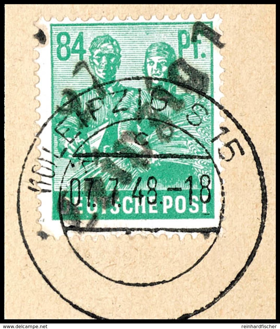 2 Bis 84 Pfennig Leipzig, Verschiedene Ämter, Luxusbriefstücke, Michel 280,-  Alle Gepr. Dr. Böheim BPP, Katalog: 166V/1 - Autres & Non Classés