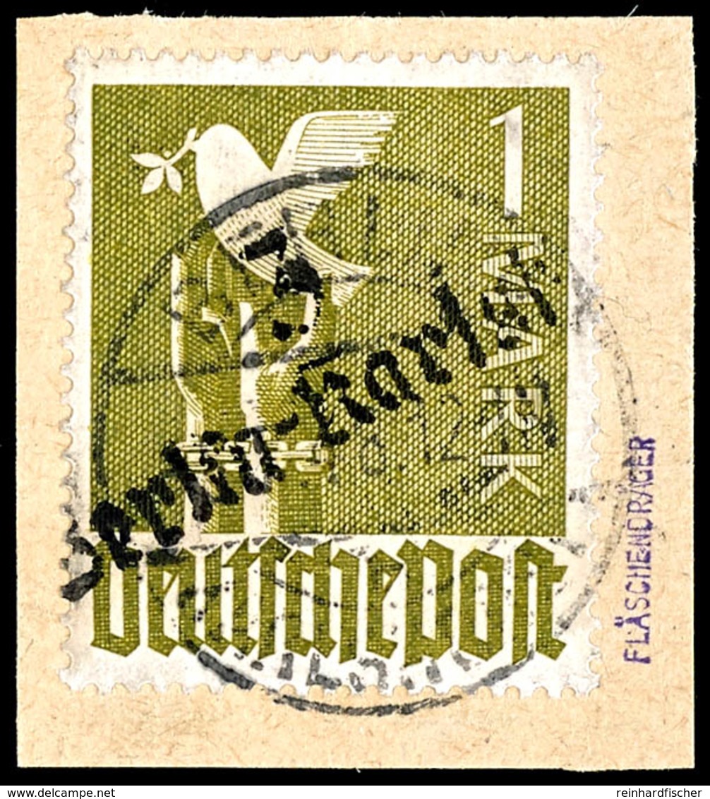 1 Mark Berlin Karlshorst, Einwandfrei Erhaltene Marke Auf Briefstück, Michel 140,- Gepr. Busse BPP, Katalog: IIaIaaIa BF - Other & Unclassified