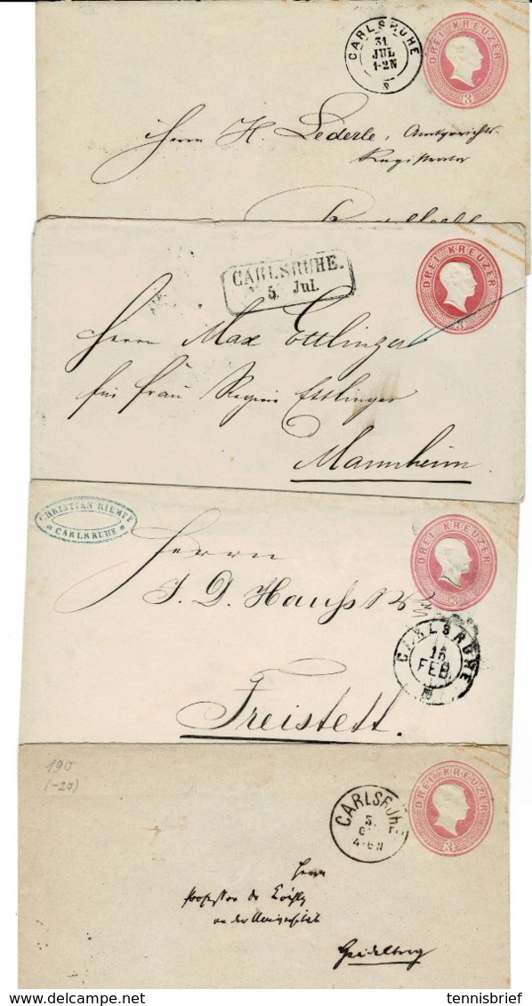 3 Kr. 4 GA, Klare Stp. ( U 9 Oder U 12) ,   A2546 - Postal  Stationery