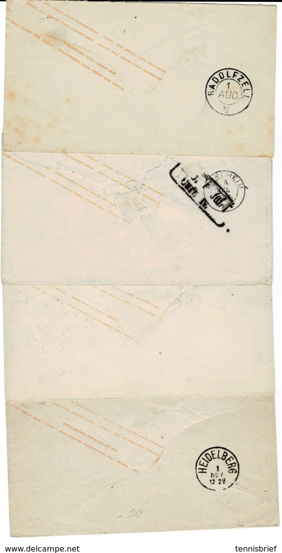 3 Kr. 4 GA, Klare Stp. ( U 9 Oder U 12) ,   A2546 - Postal  Stationery