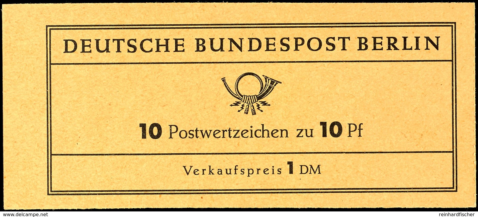 Dürer 1962, Mit Reklame "Vergiss Mein Nicht", Heftchenblatt Mit Fünf Zähnungslöchern, Tadellos Postfrisch, Gepr. Schmidl - Other & Unclassified