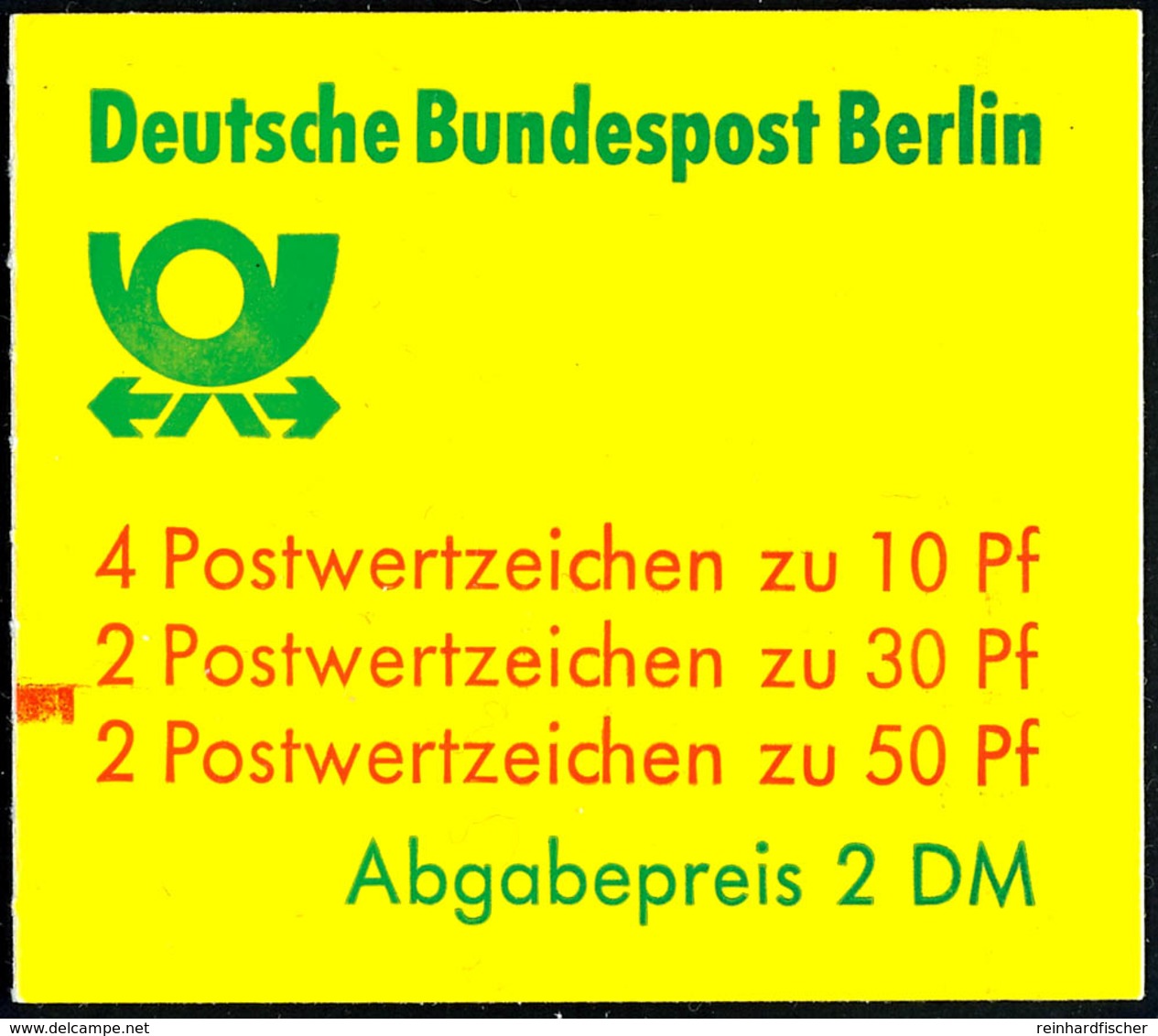 Burgen Und Schlösser 1980, Reklame Sieger "Ersttags-Sammelblätter", Deckeltype C, Mit Zählbalken, Tadellos Postfrisch, M - Sonstige & Ohne Zuordnung