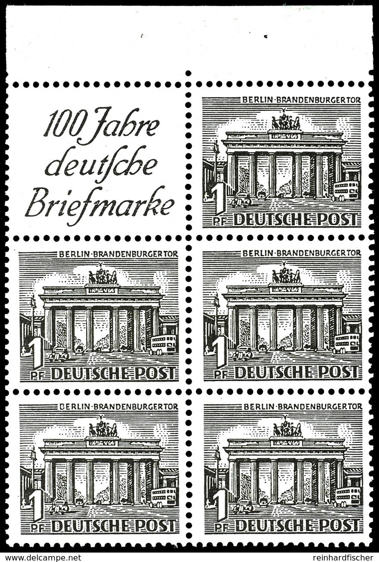 Berliner Bauten 1949, 1 Bis 20 Pfg, 4 Heftchenblätter Komplett, Tadellos Postfrisch, Mi. 440.-, Katalog: 1/4 ** - Sonstige & Ohne Zuordnung