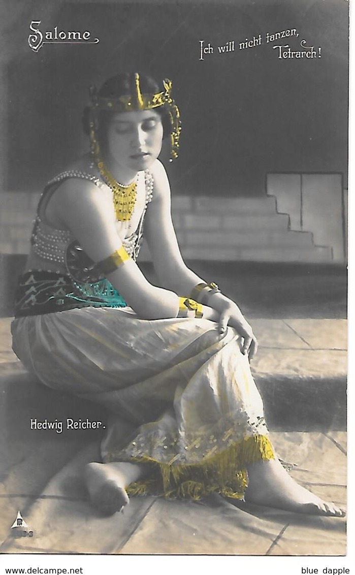 Stage And Film Actress Hedwig Reicher As Salome - Oriental Costume - Künstler