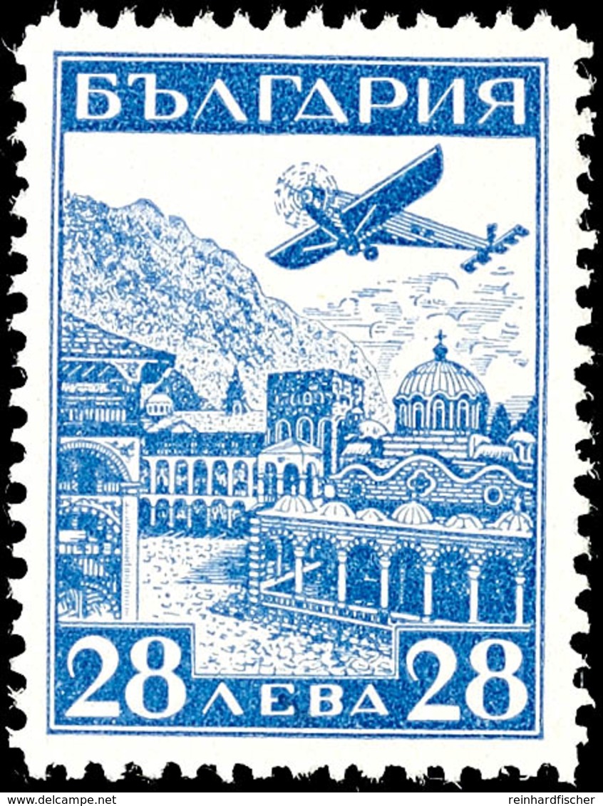 1932, 18 L. Bis 28 L. "Internationale Luftpostausstellung Straßbourg", Flugpost-Ausgabe, Tadellos Postfrisch, Mi. 250.-, - Bulgaria