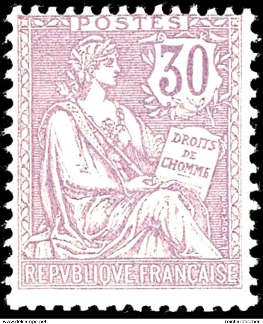 1902, 10 - 30 C. Mouchon II, Postfrisch, Komplett, Yvert-Nr. 124-28, Yvert 2185,-, Katalog: 102/06 ** - Autres & Non Classés