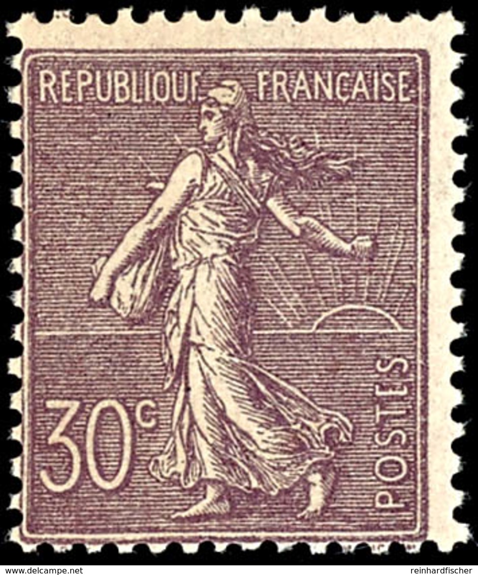 1903, 10 - 30 C. Säerin Auf Schraffiertem Grund, Postfrisch, Nur Die Unbedeutende 15c. Ungebraucht, Yvert-Nr. 129-33, Yv - Altri & Non Classificati