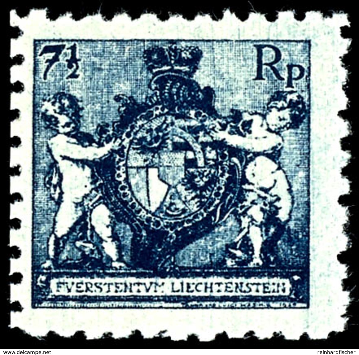 1921, 7 1/2 Rp Landeswappen, Gezähnt 9 1/2, Tadellos Postfrisch, Unsigniert, Mi. 800.-, Katalog: 49A ** - Other & Unclassified